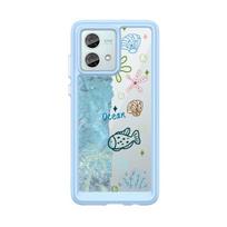 For Moto Edge 70/60/50/40 G77 G67 G57 G84 G86 G56 G15 G05 G75  Ocean Fish Shark  Hard Clear Case / G35 G85 G06 Shockproof Motorola Cover Moto G35 5G