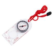 Orienteering Baseplate Compass Hiking Camping Maps Lensatic Tactical Army Gear white