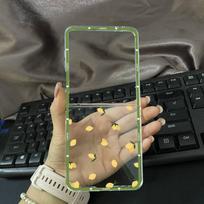 For Samsung Z Flip 7 8 Summer Fruit Yellow Lemon Phone Case for Samsung Galaxy Z Flip 7 ZFlip7 Flip8 Clear Hard PC Folding Cover For Samsung ZFlip 8 gray