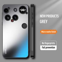 Smūgiams atsparus matinis dėklas Nothing Phone 3 telefonui su AG matinės kietos buferinės galinės plokštės dangteliu Nothing Phone3, apsaugantis nuo pirštų atspaudų, Funda A024 Nothing Phone (3) pilka