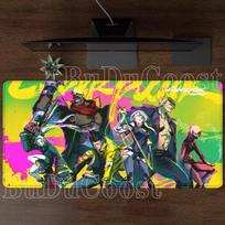 C-Cyberpunk Anime pelės kilimėlis, spintelė, miela klaviatūra, žaidimams, guminis, didelės raiškos spausdinimas, neslystantis pagrindas, apjuostas kraštas, žaidimų stalo kilimėlis 30x60cm