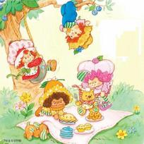 Strawberry Shortcake Cute Girl Diamond Painting Printed Embroidery Puzzle Cross Element Mosaic 5D DIY Art Kit House New Arrivals 30x30cm Full Round