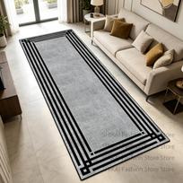 Modernaus prabangaus marmuro stiliaus ilgo koridoriaus kilimai Dekoracija Sofa Plaunamas minkštas takelis Neslystantis nepūkuojantis prieškambario grindų kilimėlis 90x200cm 35.4x78in
