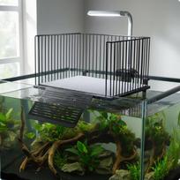 Stainless Steel Basking Dock Anti-Escape Floating Turtle Dock Floating Basking Platform Stable Support Amphibian Climbing Pier