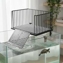 Stainless Steel Basking Dock Anti-Escape Floating Turtle Dock Floating Basking Platform Stable Support Amphibian Climbing Pier
