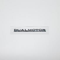 DUAL MOTOR Pabrėžtų Raidžių Emblema Tesla Model Y 3 X S Automobilio Stilius Aukštos Kokybės Bagažinės Ženkliukas Lipdukas Chromas Juodas Raudonas