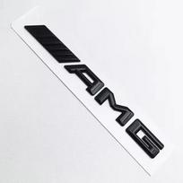 3D ABS Automobilio AMG Emblema Galinės Bagažinės Ženkliukas Lipdukas Mercedes Benz W204 W205 W203 W211 W212 W213 W201 W210 W124 W126 W140 black