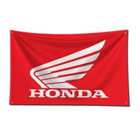 Honda Logotipo Motociklo Gobelenas Poliesteris 3D Spausdinimas Moto Klubo Vėliavos Fonas Kambario Dekoras Sofos Antklodės Aksesuaras 60x90cm