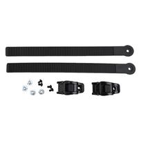 Pakeitimas snieglentės kulkšnies diržams su jungimo sagtimis riedlentininkams 265x20mm black