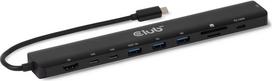 Club 3D CLUB3D 10-1 Portable Dock USB Type-C® 10Gbps to HDMI™ 8K30Hz PD3.1 Max.140Watt
