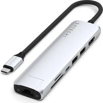 No Name Satechi USB-C 7-in-1 Slim Multi Port Adapter Silve