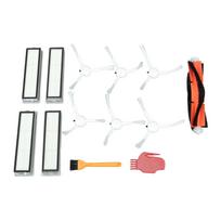 Accessories Kit for Dreame D9 L10 Pro Vacuum Cleaner Include 1 Main Brush 6 Side Brush 4 Filters 4 white