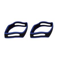 2 pieces Anti Snore Chin Strap Stop Snoring Sleep Apnea Belt Jaw Support solution Safety black