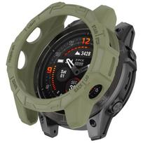 TPU Minkštas Silikoninis Dėklas Garmin Epix Pro (2 gen) 51MM 47MM 42MM Fenix 7S 7 7X Pro Apsauginis Dangtelis Korpusas Laikrodžio Dirželis For Fenix 7S žalia