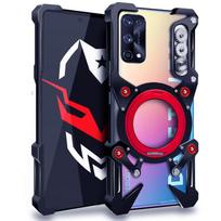 Metalinis dėklas „Ultra Armor“ skirtas „Xiaomi Poco X7, X6, X5, F7, F6, F5, M6 PRO“ su magnetiniu berėmiu 360 laipsnių smūgiams atspariu besisukančiu stovu-buferiu Poco X5 Pro juoda