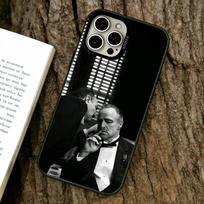Krikštatėvio telefono dėklas iPhone 17,16,15,14,13,12,11 Plus,Pro Max,XS, Spalvotas Sidabrinis Juodas Dangtelis iPhone16Se4