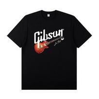 New Slash Collection Gibson Les Paul Stylish and Casual High-quality Graphic Printed Round-neck Short-sleeved T-shirt Top XXXXXL juoda