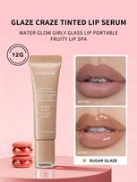 Laneige Glaze Melting Lūpų serumas-blizgesys, persikų spalvos lūpų dažai 12g / 0.42 Oz Sugar Glaze beige