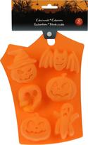 Silikoninė kepimo forma HALLOWEEN, oranžinės sp., 3 x 18 x 28 cm