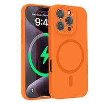 Liquid Silicone Phone Case IPhone 16 Pro Max With Magnetic Adsorption Lens Protection Shockproof Anti-Scratch iPhone 13 Pro
