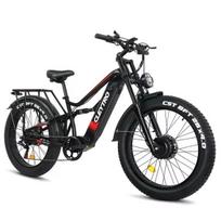 2026 new style peak value 1500W motor 52V mountain ebike,all terrain up to 60 km/h full shock absorber ES7PRO-B-1-TT