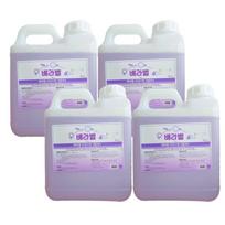 Verabel Moisture Foaming Soap Hand Sanitizer Refill 4 pcs 4L white