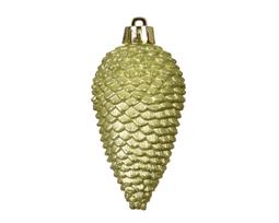 Kalėdinių eglės žaisliukų rinkinys PINECONE, pistacijų sp., 4,5 x 8 cm, 6 vnt