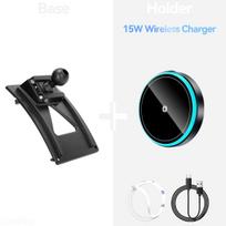 For Volkswagen VW Touran 2003-2013 Car Phone Holder Wireless Charger Phone Auto-Clamping Strong Magnetic Holder Base Base and holder 2