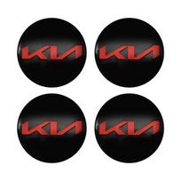 4pcs Car Wheel Center Cover Stickers Hub Cap Accessories For KIA EV6 Sorento Niro Stinger Ceed Carnival K5 K9 Soul Carens m7  VQ Cad