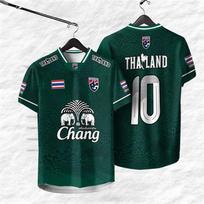 Tailandas 10 numerio marškinėliai T-shirt Dramblio Atspaudas Grafinis Trumpomis Rankovėmis Sportinis T Marškinėlis Lauko Vasaros Kasdienis Kvėpuojantis M