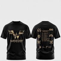 Weezer THE GATHERING WORLDWIDE Europe And UK 2027 Graphic Tee T-Shirt L black