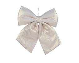 Kalėdinė dekoracija - kaspinas BOWTIE, šampaninės sp., 2 x 20 x 24 cm, 1 vnt