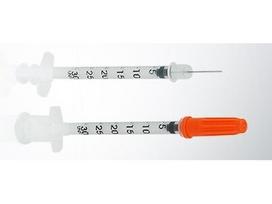0,10 EUR už 1 vnt. užsakant 100 vnt. Švirkštas insulino, insulininis 0,3 ml sterilus su integruota 31G x 8 mm adata