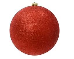 Kalėdinis eglės žaisliukas BAUBLE, raudonos sp., 14 cm, 1 vnt