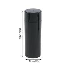 1 vnt. 40/50/100/150 ml talpos talko pudros buteliukas, daugkartinio naudojimo kosmetinės pudros dozatorius, plastikinis pudros indelis, tušti indai, buteliukai black