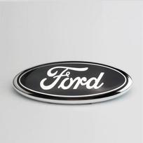 Automobilio lipdukas 2025 Karštas 17,5x7,5cm Automobilio logotipas Priekinis dangtis Bagažinės ženklelis Lipdukas Ford Fiesta Focus Fusion Edge Ecosport Transit Range