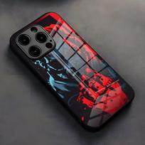 M-Metal G-Gear Solid Phone Case For IPhone 17 Pro Max 16 15 14 Pro Max 13 11 X Xs Xr 8 7Plus Glass Cover iPhone 13 Pro gray
