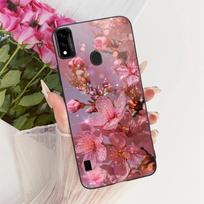 For ZTE Blade A51 A71 Case A7030 Popular Flowers Bowknot Soft Silicone Black Cover For ZTE BladeA51 Bumper BladeA71 A7030 Fundas ZTE Blade A71 white
