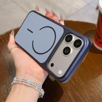 Apple-Compatible Drop-Proof Magnetic Case for iPhone 14-17 Pro Max 16 Pro mėlyna