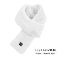 USB Electric Heating Scarf 3 Gear Heating Pads Winter Outdoor Warm Heated Scarf Heater Thermal Shawl Neck Brace Warm Bib Unisex kava