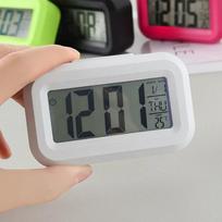 12/24h Led Digital Display Alarm Clock Home Bedside Battery Power Multifunction Snooze/Temperature Night Light Date Alarm Clock balta