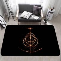 Classic Game E-Elden R-Ringes Hallway Carpet Washable Non-Slip Living Room Sofa Chairs Area Mat Kitchen Doormat Area Rug 40cm x 60cm gray