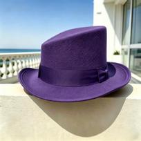 Nauja 100% vilnos Op Fedora skrybėlė Magui Kava Steampunk Cosplay Punk vakarėlio kepurės Dropshipping Madinga pasvirusiu viršumi kibiro skrybėlė 60cm blue