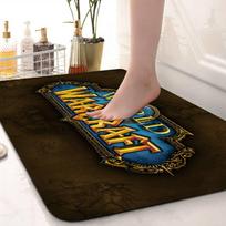 Gamer World Of Warcraft Door Mat Nordic Style Bedroom Living Room Doormat Home Balcony Anti-Slip Alfombra 40x60cm gray