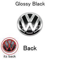 For VW Passat B8 2016 2017 2018 Logo Car Badge Hood Front Grille Rear Trunk Emblem Decoration Accessories Replacement Parts black