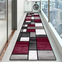 1Pcs Crystal Velvet 850G Per Square Meter Non-Slip Washable Area Rug Runner for Entryway, Living Room, Bedroom & Patio 60X180cm gray