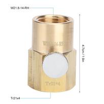 Tr21x4 į W21.8-14-RH CO2 adapteris gazuoto vandens CO2 baliono adapteris pripildymo vožtuvo jungtis