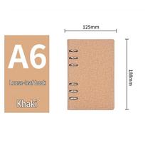 Leather A4 Document Binder with Clipboard and Customizable LOGO