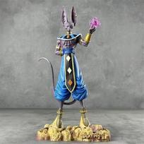 30cm Anime Dragon Ball Z Beerus Figure Pvc Model Ornament Static Statue Computer Case Office Desktop Decoration Collectible Toys gray