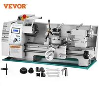 VEVOR Mini metalo tekinimo staklės 8 x14  750W Sriegimui Metalinis pavara Didelio tikslumo 4 colių 3 žandų griebtuvas Kvadratiniams ir apvaliems objektams